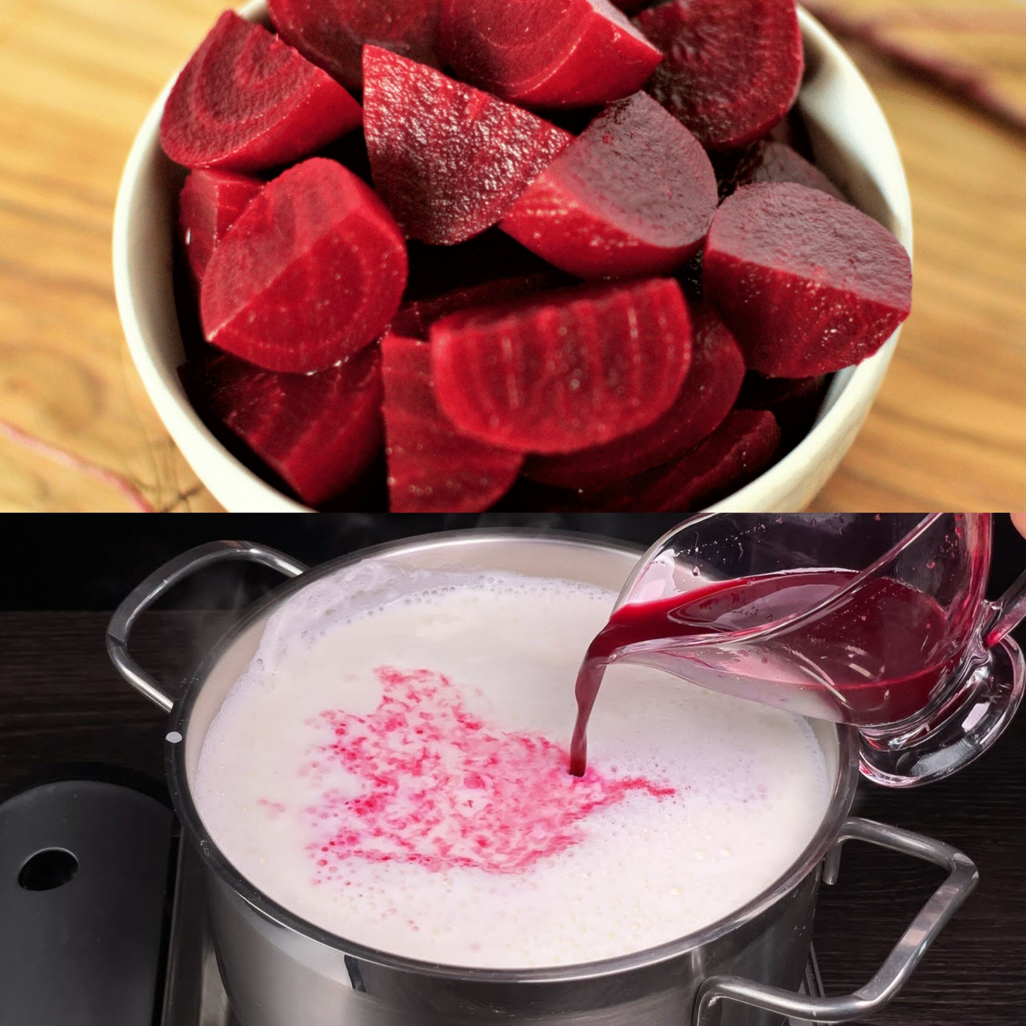 A Simple Delight: Beet, Milk, and Lemon Magic